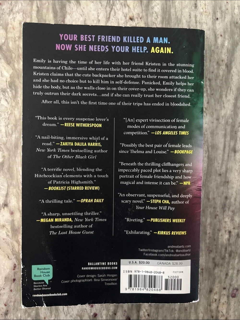 We Were Never Here by Andrea Bartz - Multicolor Paperback